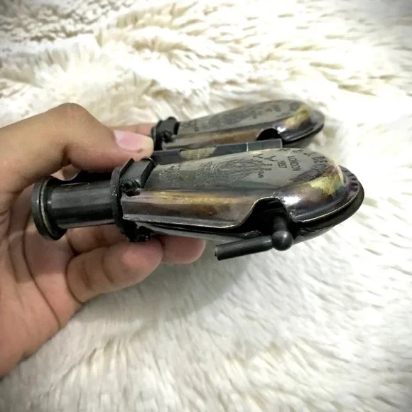 Urgent Sale,Nautical Vintage Antique Brass Binocular Spyglass telescope - Picture 4 of 6